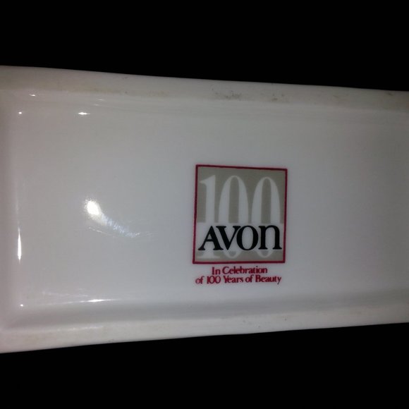 Vtg Avon 100 year celebration beauty ceramic  vase, Bag - Picture 6 of 8